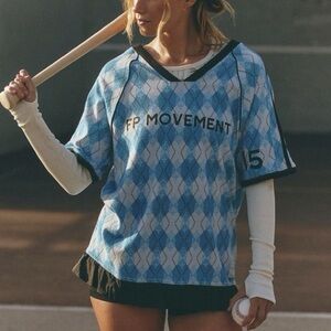 NWOT Free People Movement Baseline Printed Tee Size Small